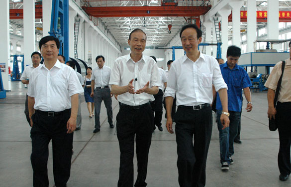 常州市委書記范燕青一行來(lái)江蘇上上電纜集團(tuán)調(diào)研